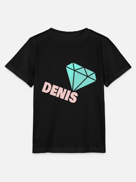 Geschenk für Denis - Stanley/Stella Kinder T-Shirt MINI CREATOR - Schwarz