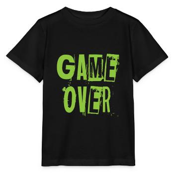 GAME OVER - Stanley/Stella MINI CREATOR Kids’ T-Shirt - black - Front - Mikhail (115cm)