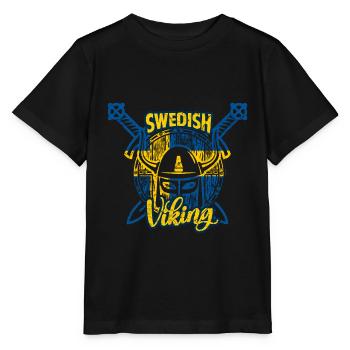 Viking suédois - T-shirt bio MINI CREATOR Stanley/Stella Enfant - noir - Devant - Mikhail (115cm)
