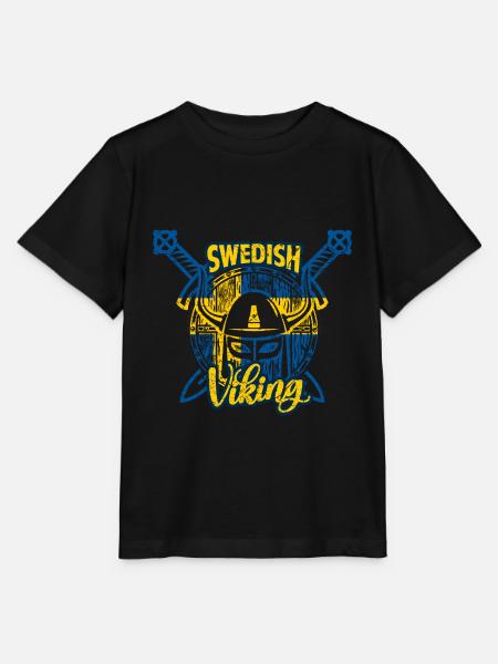 Schwedischer Wikinger - Stanley/Stella Kinder T-Shirt MINI CREATOR  - Schwarz