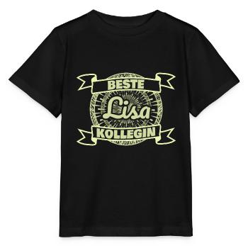 Lisa - Stanley/Stella Kinder T-Shirt MINI CREATOR  - Schwarz - Vorne - Mikhail (115cm)