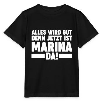 Marina - Stanley/Stella Kinder T-Shirt MINI CREATOR  - Schwarz - Vorne - Mikhail (115cm)