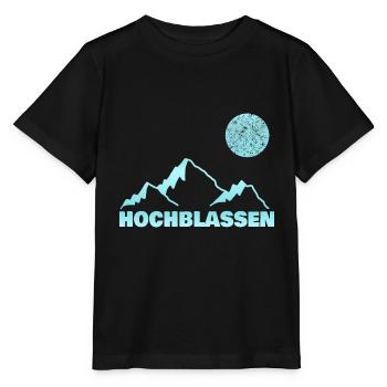 Bergsport Hochblassen - Stanley/Stella Kinder T-Shirt MINI CREATOR  - Schwarz - Vorne - Mikhail (115cm)