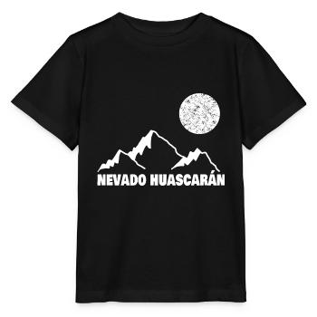Bergsport huascarán - Stanley/Stella Kinder T-Shirt MINI CREATOR  - Schwarz - Vorne - Mikhail (115cm)
