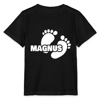 Geburt Magnus - Stanley/Stella Kinder T-Shirt MINI CREATOR  - Schwarz - Vorne - Mikhail (115cm)