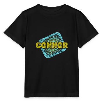 Freizeit Connor - Stanley/Stella Kinder T-Shirt MINI CREATOR  - Schwarz - Vorne - Mikhail (115cm)