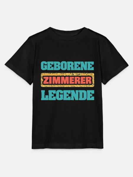 Geschenk für Zimmerer - Stanley/Stella Kinder T-Shirt MINI CREATOR - Schwarz