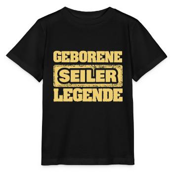 Beruf Seiler - Stanley/Stella Kinder T-Shirt MINI CREATOR  - Schwarz - Vorne - Mikhail (115cm)