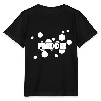 Freddie as a first name - Stanley/Stella MINI CREATOR Kids’ T-Shirt - black - Front - Mikhail (115cm)