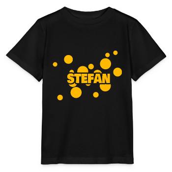 Geschenk für Stefan - Stanley/Stella Kinder T-Shirt MINI CREATOR  - Schwarz - Vorne - Mikhail (115cm)