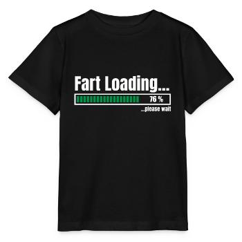 Fart Loading - Stanley/Stella MINI CREATOR Kids’ T-Shirt - black - Front - Mikhail (115cm)