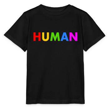 Human - Stanley/Stella MINI CREATOR Kids’ T-Shirt - black - Front - Mikhail (115cm)