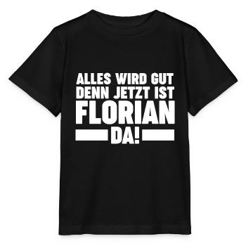 Florian - Stanley/Stella Kinder T-Shirt MINI CREATOR  - Schwarz - Vorne - Mikhail (115cm)