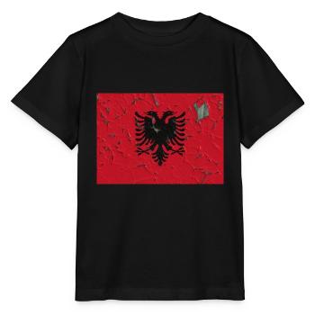 Albanie - T-shirt bio MINI CREATOR Stanley/Stella Enfant - noir - Devant - Mikhail (115cm)