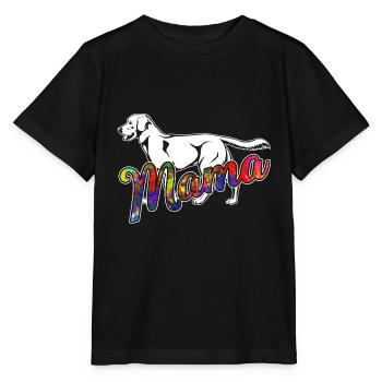 Labrador Retriever Labrador Retriever Mama - Stanley/Stella MINI CREATOR Kids’ T-Shirt - black - Front - Mikhail (115cm)