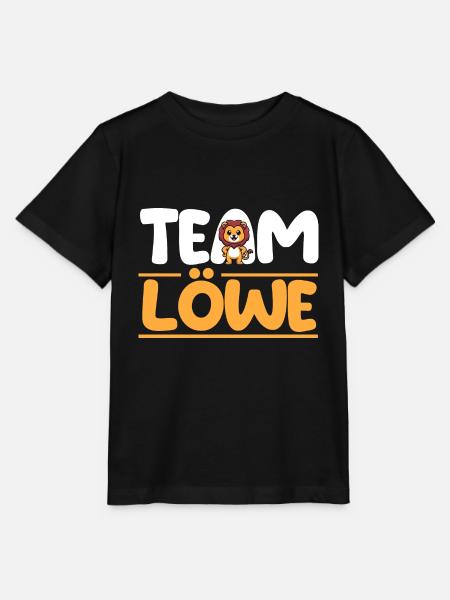 Löwe Löwen - Stanley/Stella Kinder T-Shirt MINI CREATOR - Schwarz