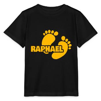 Raphael as Birth - Stanley/Stella MINI CREATOR Kids’ T-Shirt - black - Front - Mikhail (115cm)