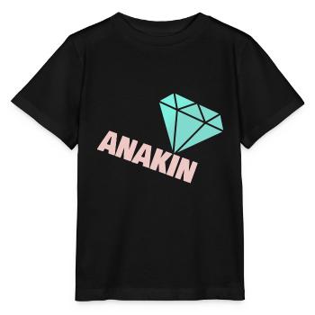 Edel Anakin - Stanley/Stella Kinder T-Shirt MINI CREATOR  - Schwarz - Vorne - Mikhail (115cm)