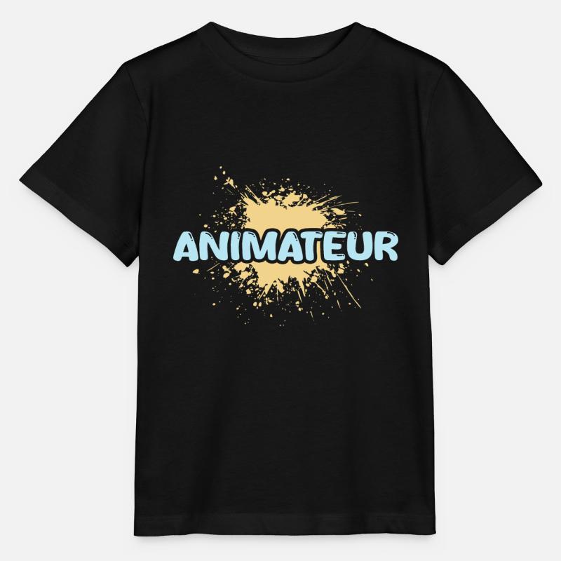 Job Animateur - Stanley/Stella Kinder T-Shirt MINI CREATOR  - Schwarz