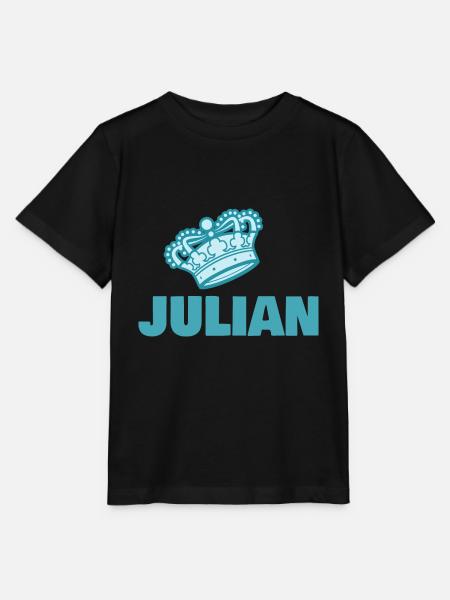 Vorname Julian - Stanley/Stella Kinder T-Shirt MINI CREATOR - Schwarz