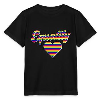 LGBT Equality - Stanley/Stella MINI CREATOR Kids’ T-Shirt - black - Front - Mikhail (115cm)