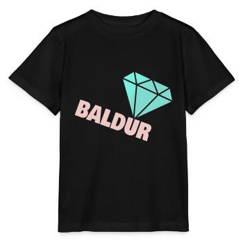 Diamant Baldur - T-shirt bio MINI CREATOR Stanley/Stella Enfant - noir - Devant - Mikhail (115cm)
