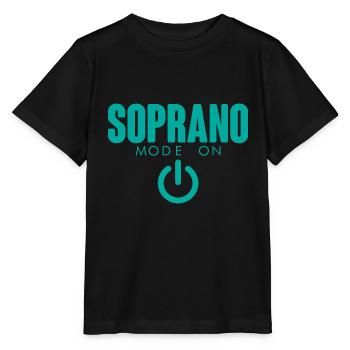 Mode Soprano activé 4 - T-shirt bio MINI CREATOR Stanley/Stella Enfant - noir - Devant - Mikhail (115cm)