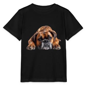 Boxer - Stanley/Stella MINI CREATOR Kids’ T-Shirt - black - Front - Mikhail (115cm)