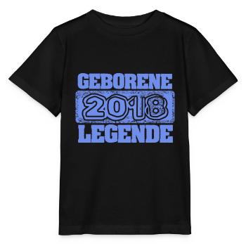 Geburtsjahr 2018 - Stanley/Stella Kinder T-Shirt MINI CREATOR  - Schwarz - Vorne - Mikhail (115cm)