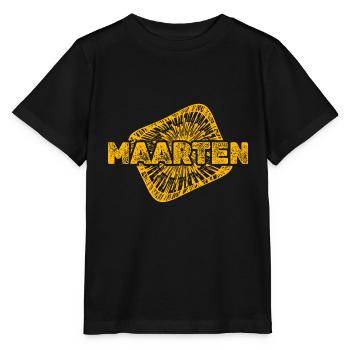 Maarten - T-shirt bio MINI CREATOR Stanley/Stella Enfant - noir - Devant - Mikhail (115cm)