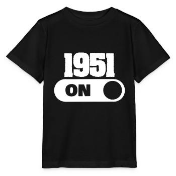 1951 - T-shirt bio MINI CREATOR Stanley/Stella Enfant - noir - Devant - Mikhail (115cm)