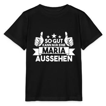 Maria - Stanley/Stella Kinder T-Shirt MINI CREATOR  - Schwarz - Vorne - Mikhail (115cm)