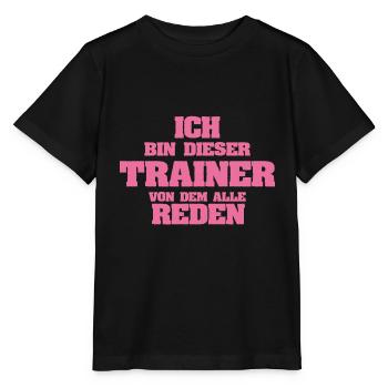 Métier Formateur - T-shirt bio MINI CREATOR Stanley/Stella Enfant - noir - Devant - Mikhail (115cm)