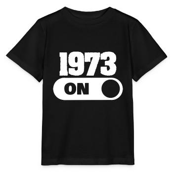 1973 1973 - T-shirt bio MINI CREATOR Stanley/Stella Enfant - noir - Devant - Mikhail (115cm)