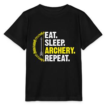 Archery Archer - Stanley/Stella MINI CREATOR Kids’ T-Shirt - black - Front - Mikhail (115cm)