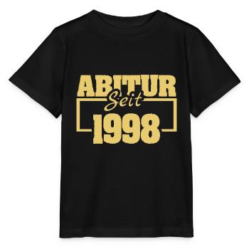 Abiturient 1998 - Stanley/Stella Kinder T-Shirt MINI CREATOR  - Schwarz - Vorne - Mikhail (115cm)