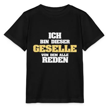 Journeyman as a profession - Stanley/Stella MINI CREATOR Kids’ T-Shirt - black - Front - Mikhail (115cm)