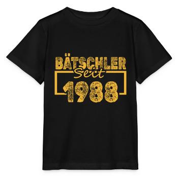 Baccalauréat 1988 - T-shirt bio MINI CREATOR Stanley/Stella Enfant - noir - Devant - Mikhail (115cm)