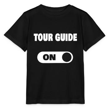 On tour guide für die Safari - Stanley/Stella Kinder T-Shirt MINI CREATOR  - Schwarz - Vorne - Mikhail (115cm)