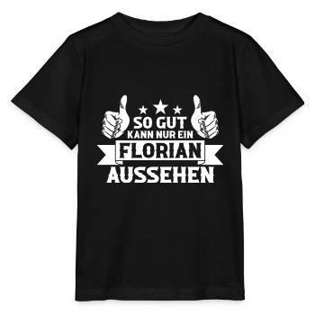 Florian - Stanley/Stella Kinder T-Shirt MINI CREATOR  - Schwarz - Vorne - Mikhail (115cm)