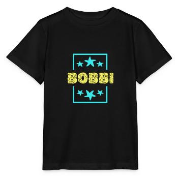 Gift for Bobbi - Stanley/Stella MINI CREATOR Kids’ T-Shirt - black - Front - Mikhail (115cm)