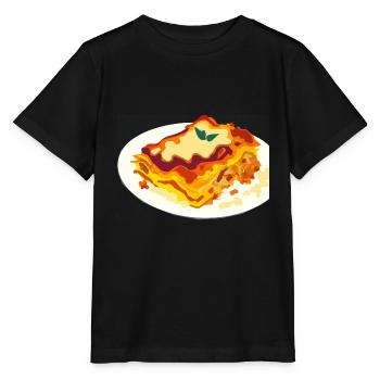 Lasagna Italian cuisine - Stanley/Stella MINI CREATOR Kids’ T-Shirt - black - Front - Mikhail (115cm)