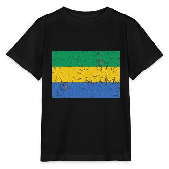 Land Gabun - Stanley/Stella Kinder T-Shirt MINI CREATOR  - Schwarz - Vorne - Mikhail (115cm)