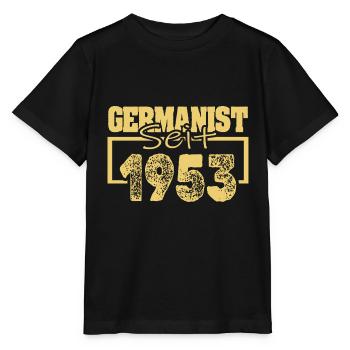 Studium 1953 - Stanley/Stella Kinder T-Shirt MINI CREATOR  - Schwarz - Vorne - Mikhail (115cm)