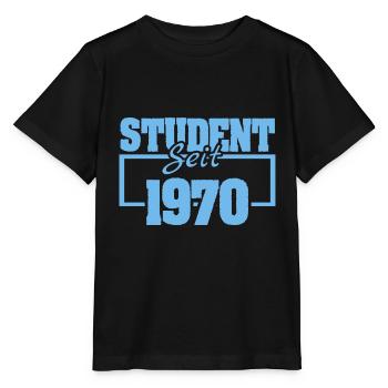 seit 1970 - Stanley/Stella Kinder T-Shirt MINI CREATOR  - Schwarz - Vorne - Mikhail (115cm)