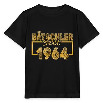 Single 1964 - Stanley/Stella Kinder T-Shirt MINI CREATOR  - Schwarz - Vorne - Mikhail (115cm)