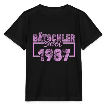 1987 - T-shirt bio MINI CREATOR Stanley/Stella Enfant - noir - Devant - Mikhail (115cm)