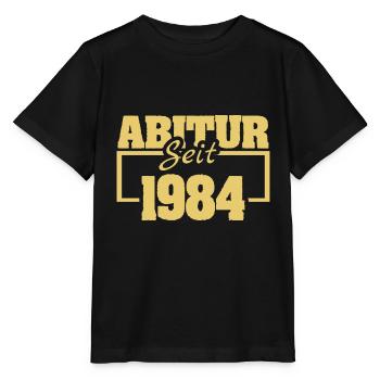 Abiturient 1984 - Stanley/Stella Kinder T-Shirt MINI CREATOR  - Schwarz - Vorne - Mikhail (115cm)