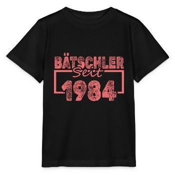 Jungeselle 1984 - Stanley/Stella Kinder T-Shirt MINI CREATOR  - Schwarz - Vorne - Mikhail (115cm)