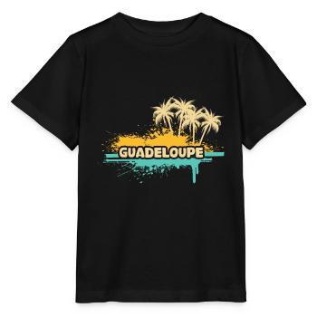 Guadeloupe - Stanley/Stella Kinder T-Shirt MINI CREATOR  - Schwarz - Vorne - Mikhail (115cm)